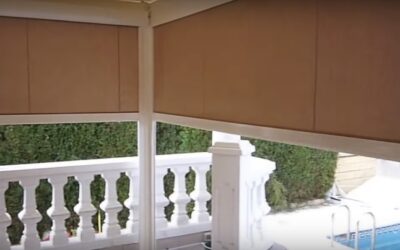 Toldos verticales: ZIP Screeny 110. Cerramiento total