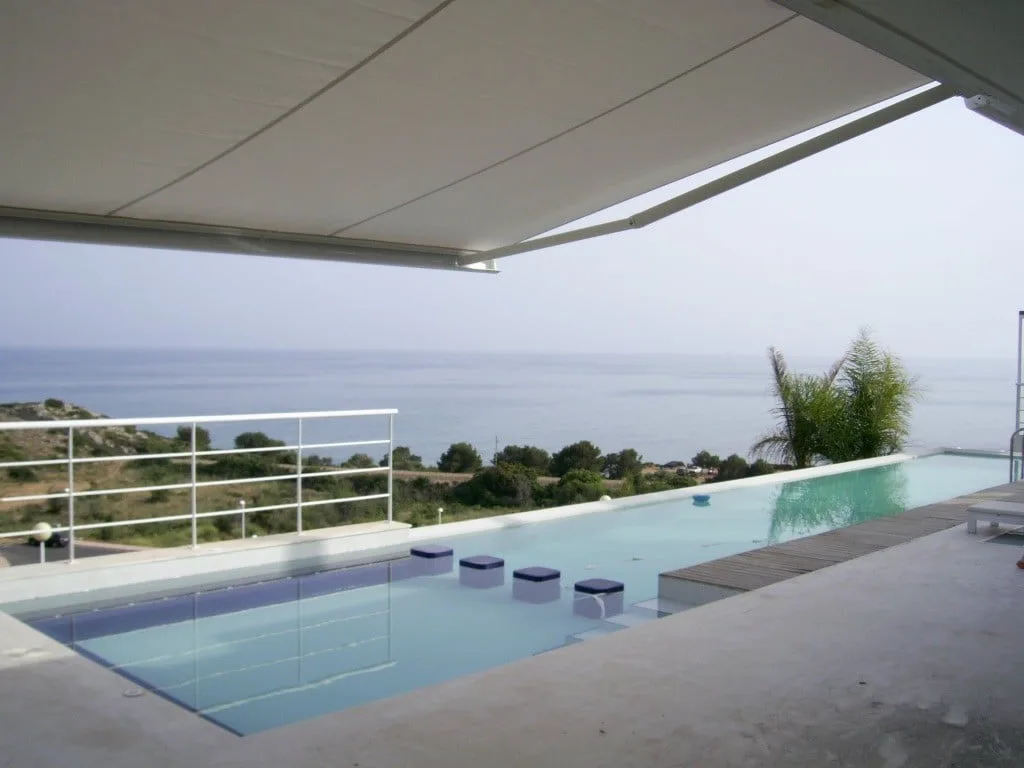 toldo de brazos extensibles