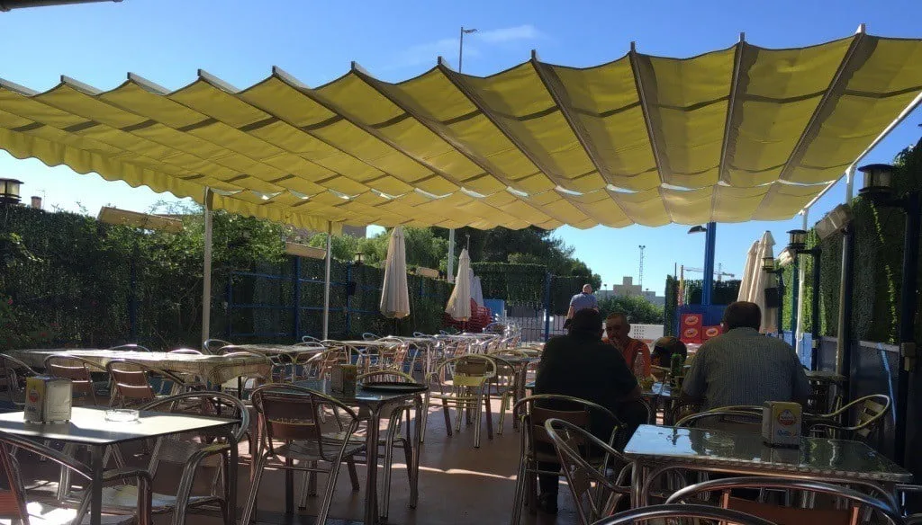 toldo plano