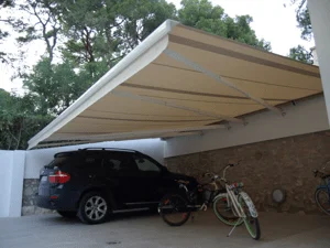 toldo de brazos extensibles