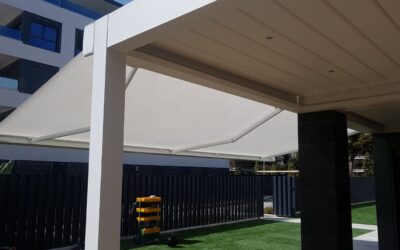 Toldo cofre EPICA de 6,60m x 2,60m de BAT y SOMFY en Benicàssim