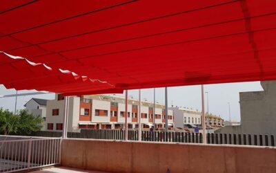 Toldos planos correderos en Colegios de Grao Castellón y Onda