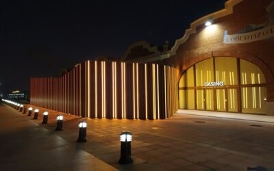 21 pérgolas bioclimáticas de Saxun en el Gran Casino de Castellón