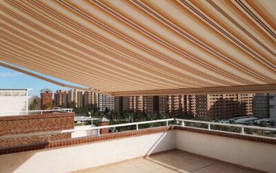 Toldo cofre motor 5,50m x 3,00m en Marina d´Or (Oropesa)