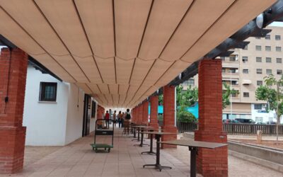 Toldos planos en Quiosco del Lago (Castellon)